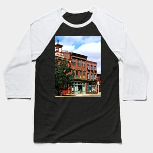 Burlington NJ - Street in Historic District Baseball T-Shirt